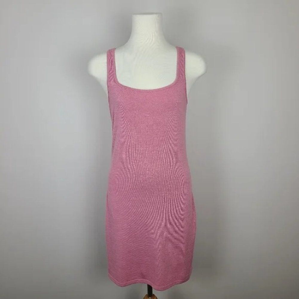 Aritzia Wilfred Free Rose Pink Caia Bodycon Tank Dress Large
